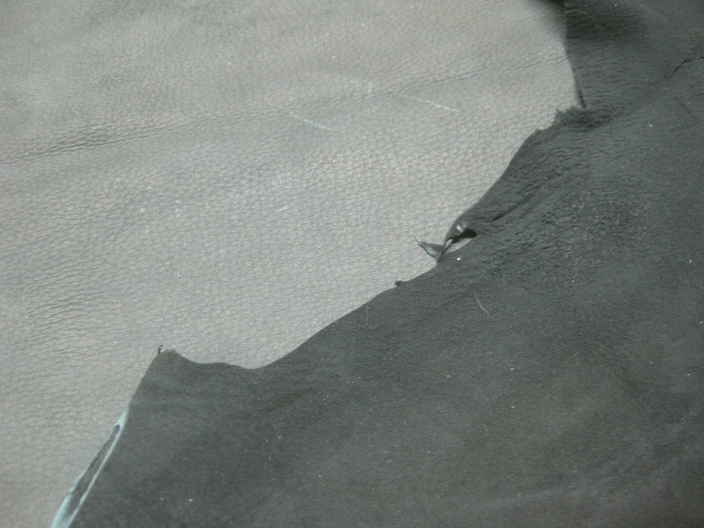 Black Top Grain Deer Leather # 0010485 ROW 71