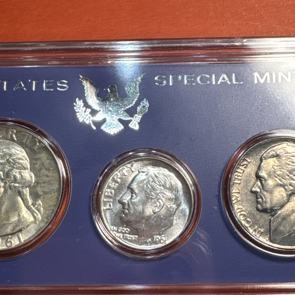 1961 D Denver Mint Coin Set 90% Silver