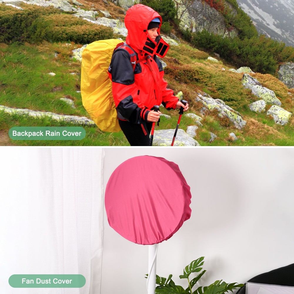 65L-75L Backpack Rain Cover with A Vertical Reflective Strap [Old Blue]