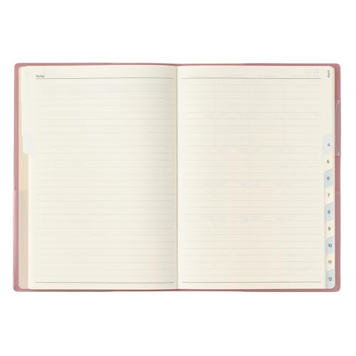 NOLTY Planner 2026 B6 Monthly Dual Pink 6476