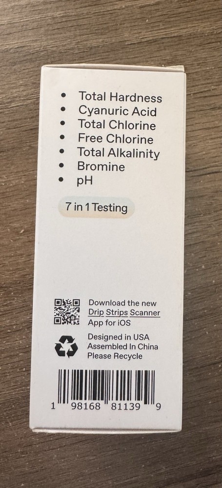 Pool Test Drip Strips 7 in 1, 150 Strips Pool & Hot Tub Testing Kit Strips