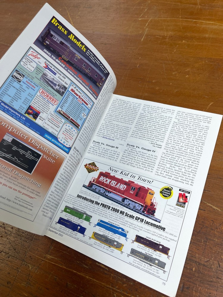 NMRA Bulletin ~ September 2002 ~ Rock Castings ~ Open Loads ~ Modeling Pulpwood