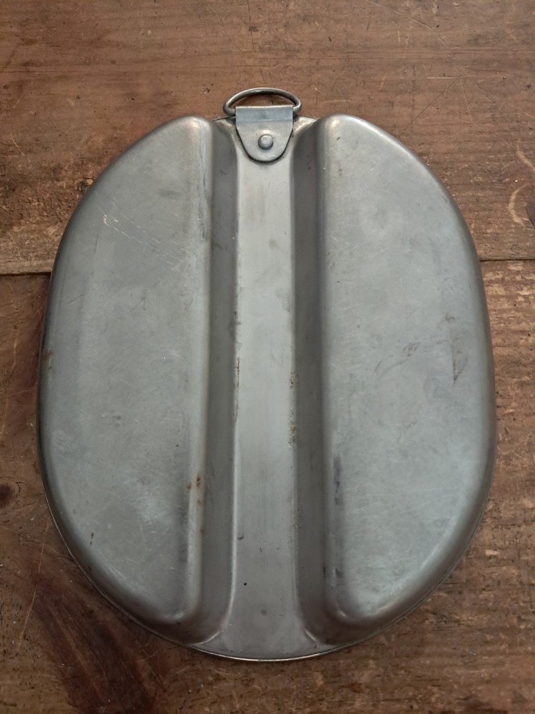 WWII Mess Kit US Military E.A. Co. 1943 Spoon Fork Pan Lid