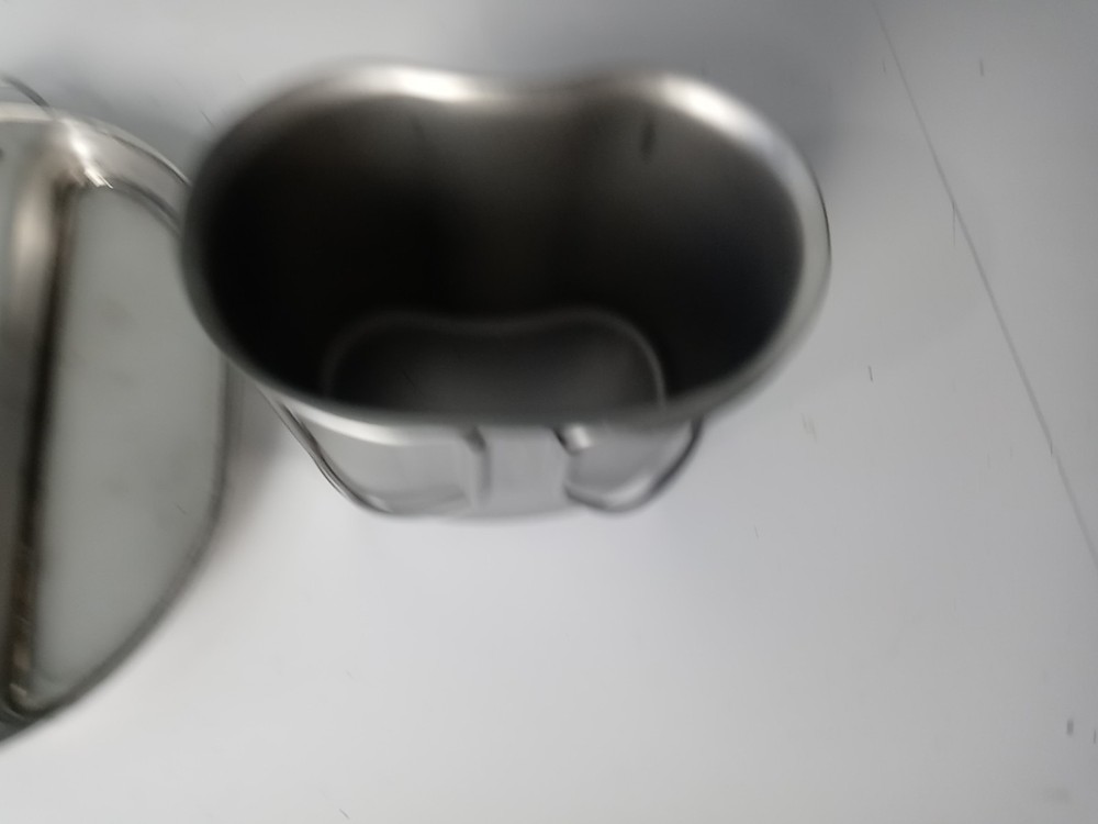 U.S. Metal Mess /Canteen Cup- Dated 1982 Set