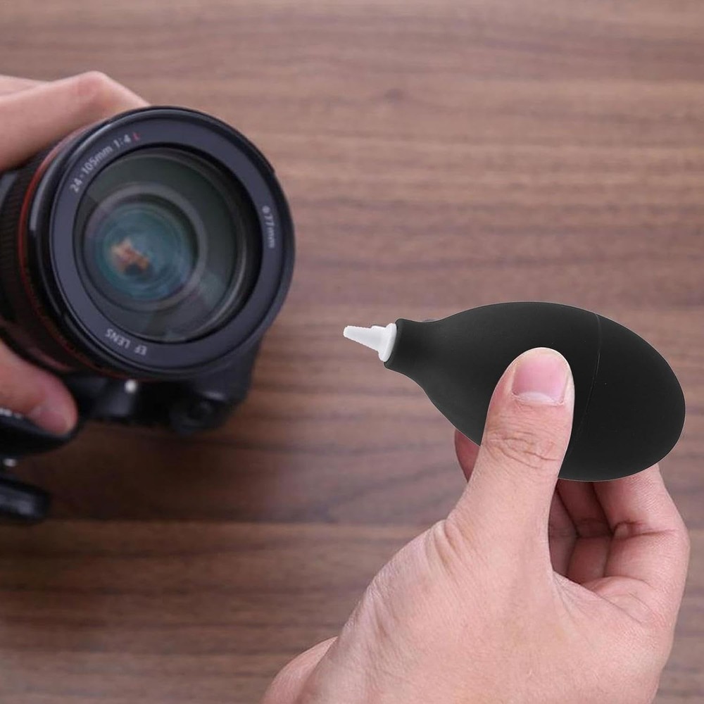 1Pc Portable Black Compressed Air Duster for Electronics & Computer Cleaning