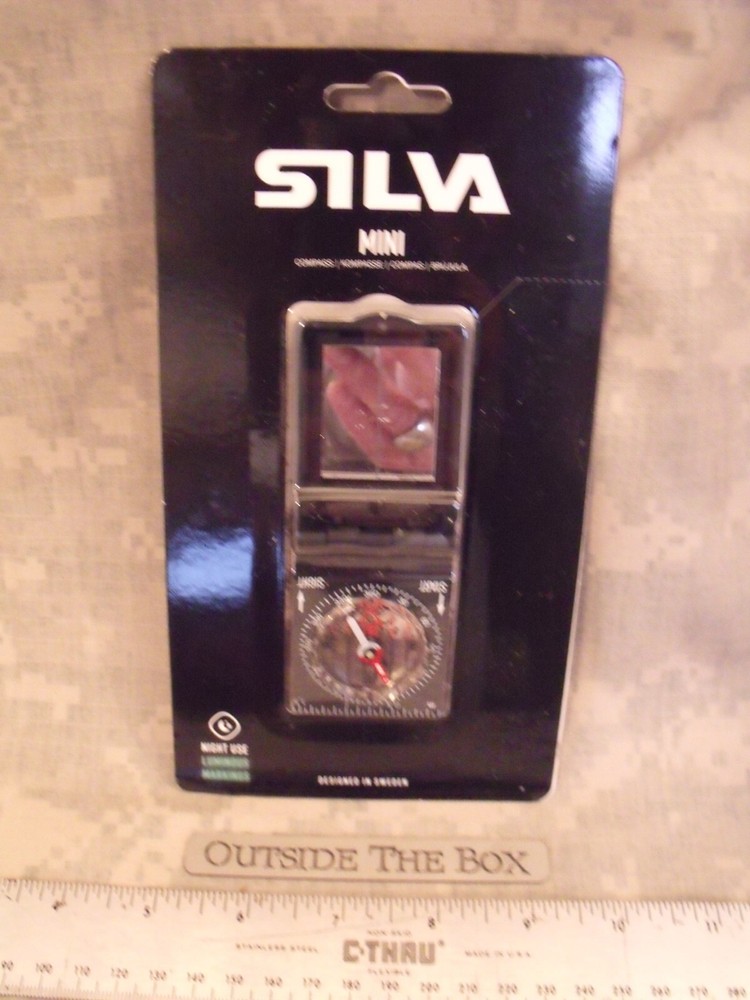 Emergency/Survival:  Silva MINI Compass, Waterproof, Night Use, Scale, Mirror