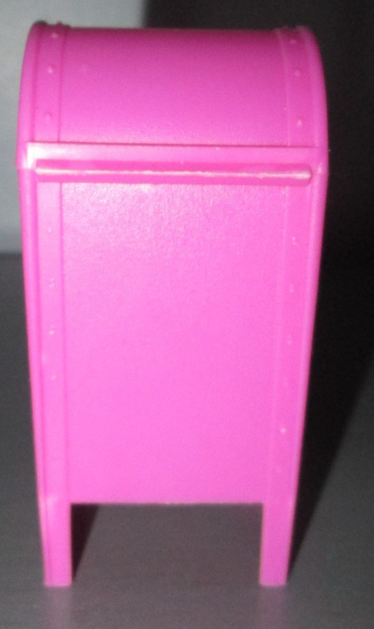 Vintage Fleer Corp Mini Pink Mailbox Empty Candy Container USA Made
