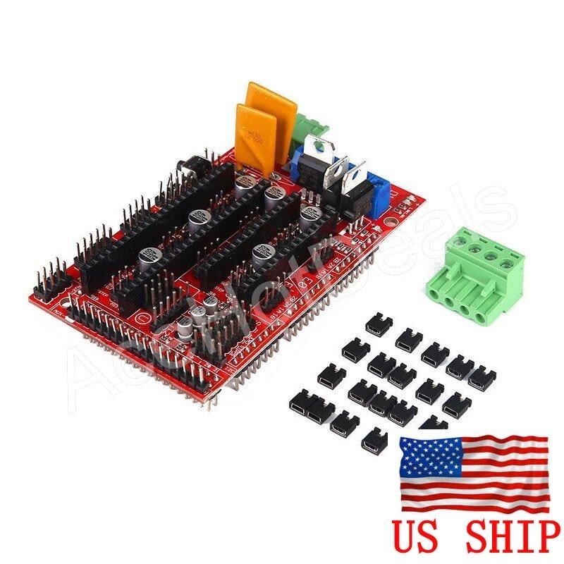 New 3D Printer Controller Shield Board for RAMPS 1.4 Reprap Prusa Mendel