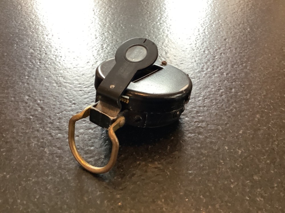 Vintage Lensatic Academy Compass