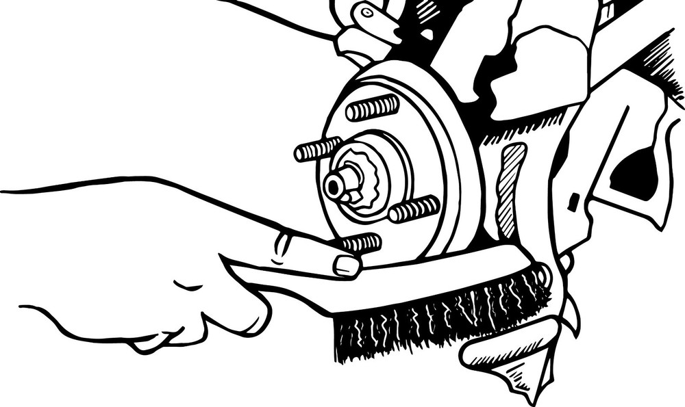 Lisle 14180 Shoe Handle Wire Scratch Brush