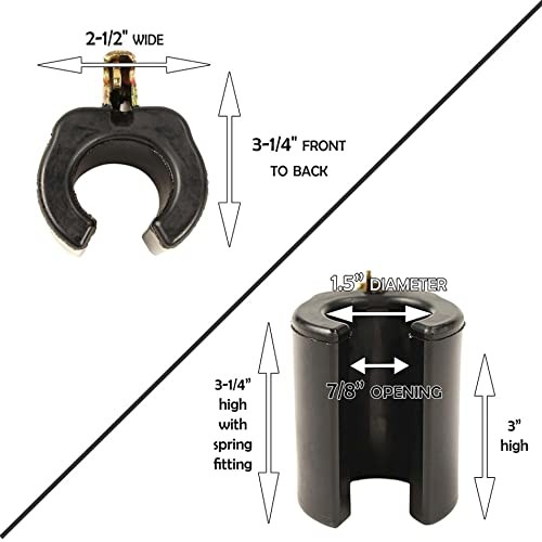 E Track Tool Holder (2 Pack) – Secure Rakes, Shoring Beams, Shovels & 2-pack