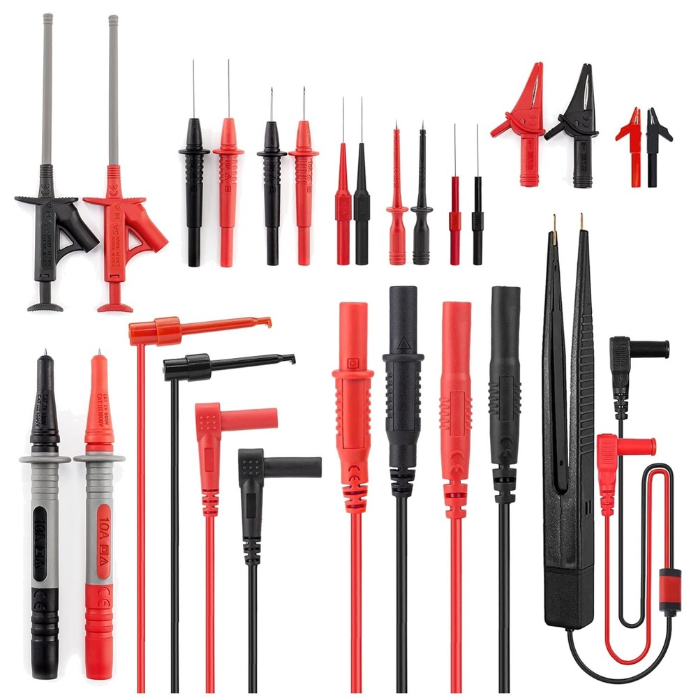 Replaceable Probes Set with Alligator Clips