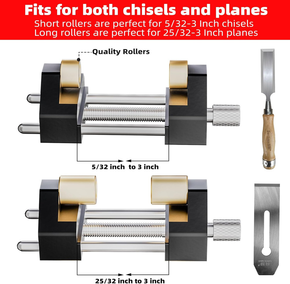 Honing Guide System Chisel Sharpening Kit for Woodworking Chisels and Planes 5/3