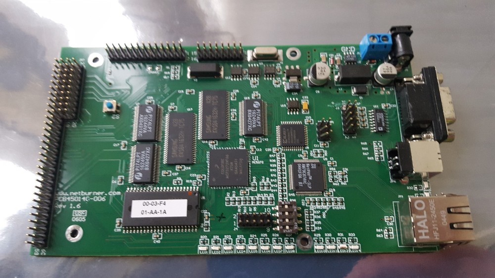 NETBURNER PCB450140-006 REV 1.6 Ethernet Control Board