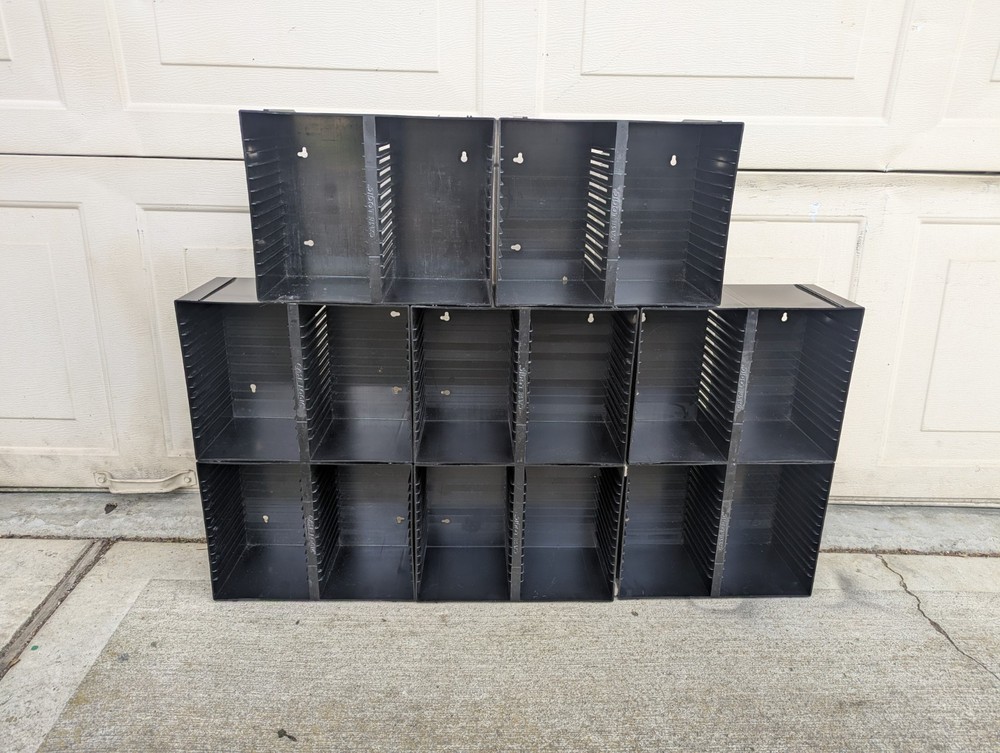 Case Logic CD Storage Rack, Plastic Stack Wall-Mount, holds 22 single & 4 Double