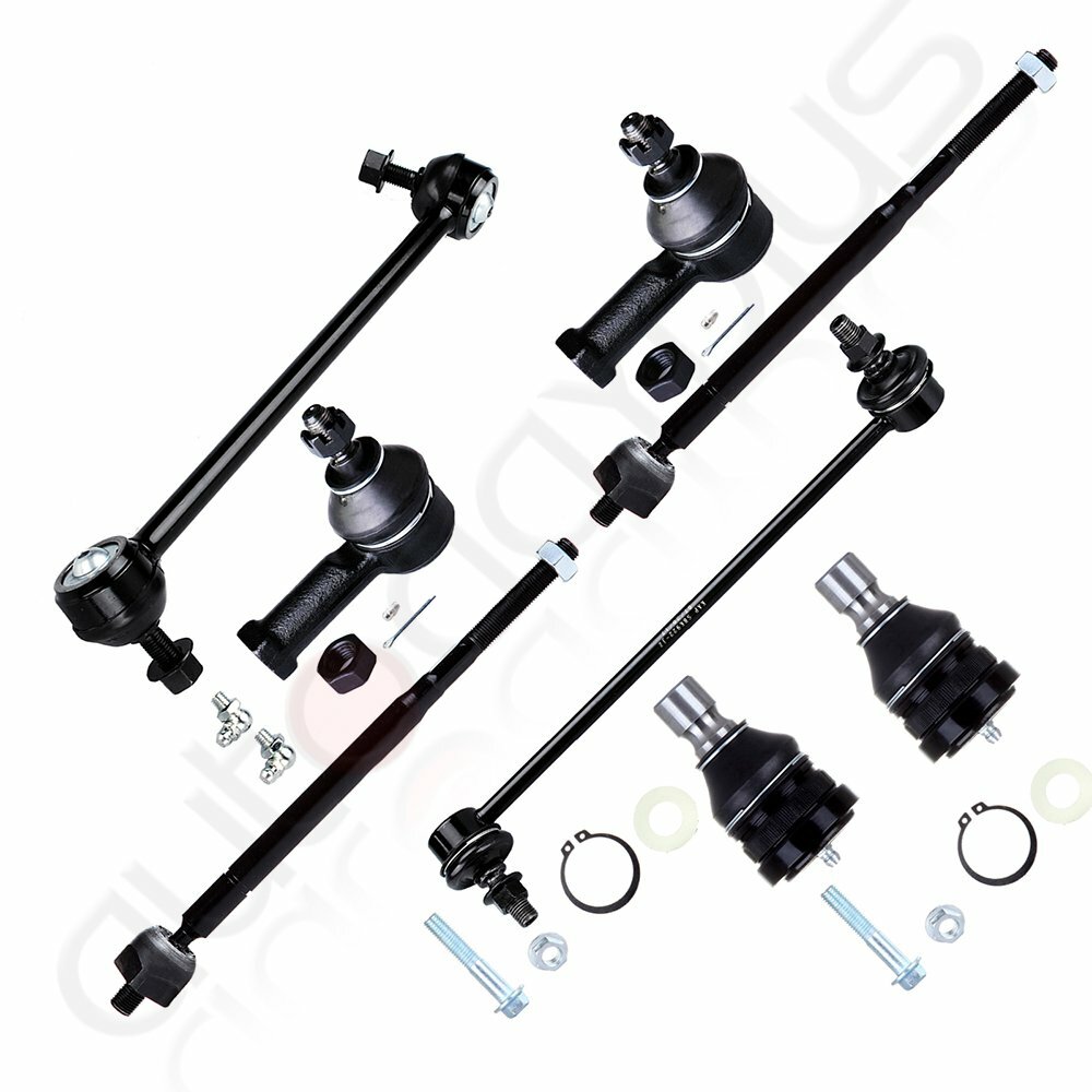 8pc For 1999 - 2005 MITSUBISHI ECLIPSE Front Suspension Kit Tie Rods Ball Joints