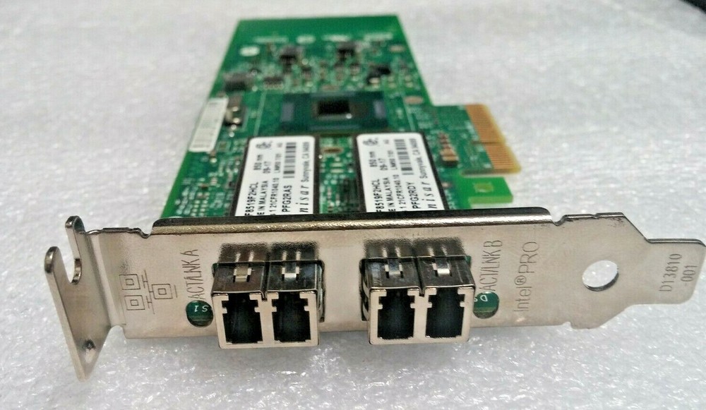 Original Intel Gigabit EF Dual Port Server Adapter E1G42EFBLK Low Profile