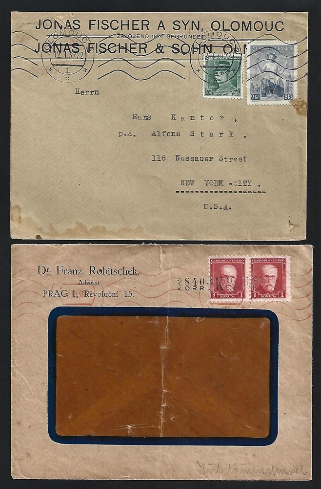 (AOP) Czechoslovakia 1940s cards & covers (10)