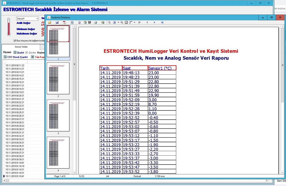 ESTRONTECH PC USB Based Thermologger Temperature Recording,Tracking Device
