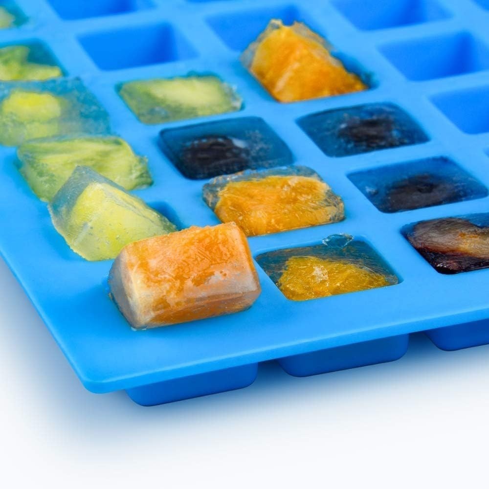 2 Pack Square Silicone Candy Molds for Gummy Chocolate Ice