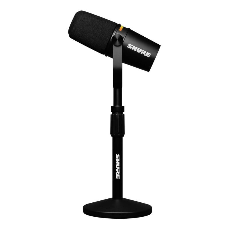 Shure MV7+ Black, White Studio Microphone