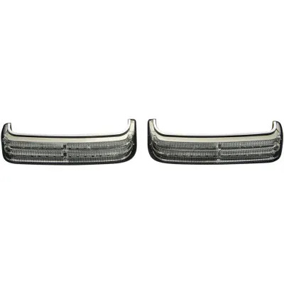 Custom Dynamics ProBeam Chrome Smoke LED Sequential Low-Profile BAGZ Light Ha...