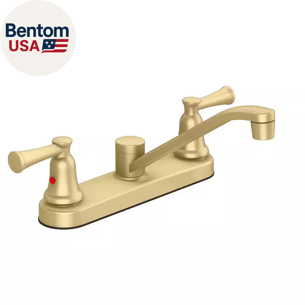 Lisbon 2-Handle Standard Kitchen Faucet in Matte Gold