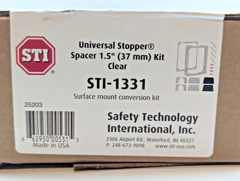 Safety Technology International STI-1331 Pull Station Guard Spacer Polycarbonate