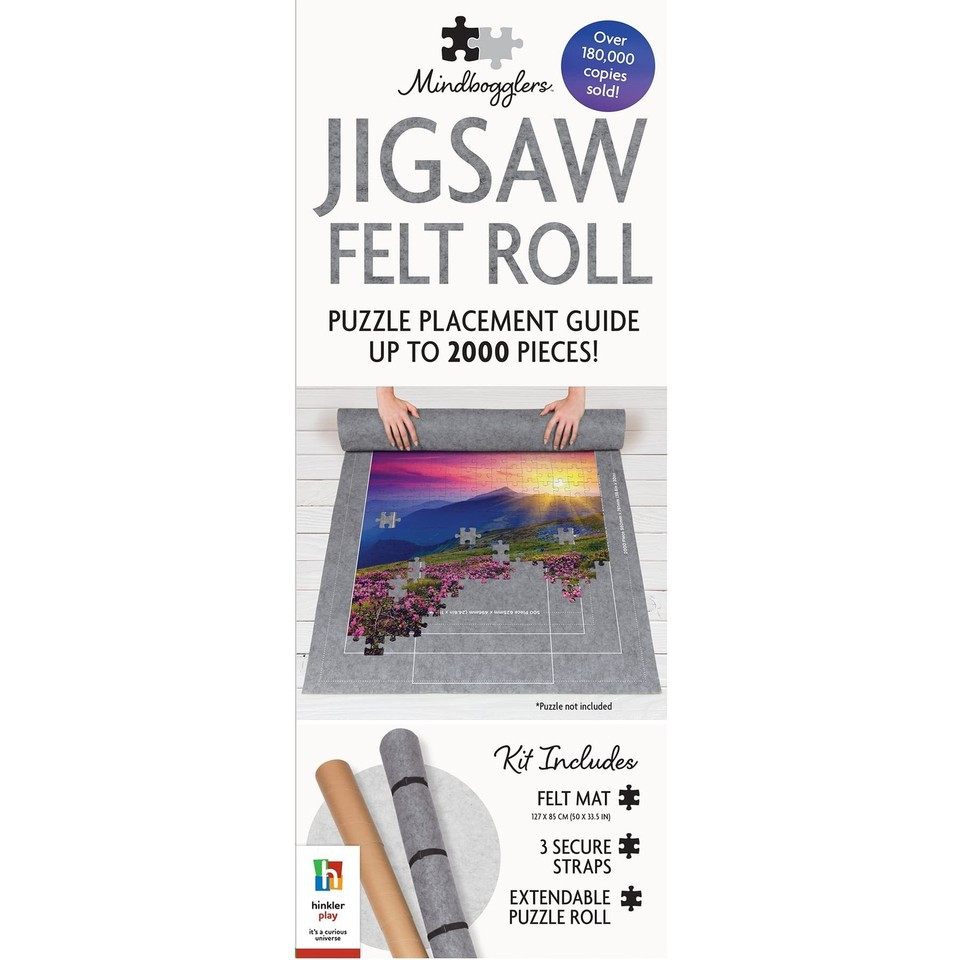 Mindbogglers Felt Mat Jigsaw Roll - Preserve Jigsaw Progress