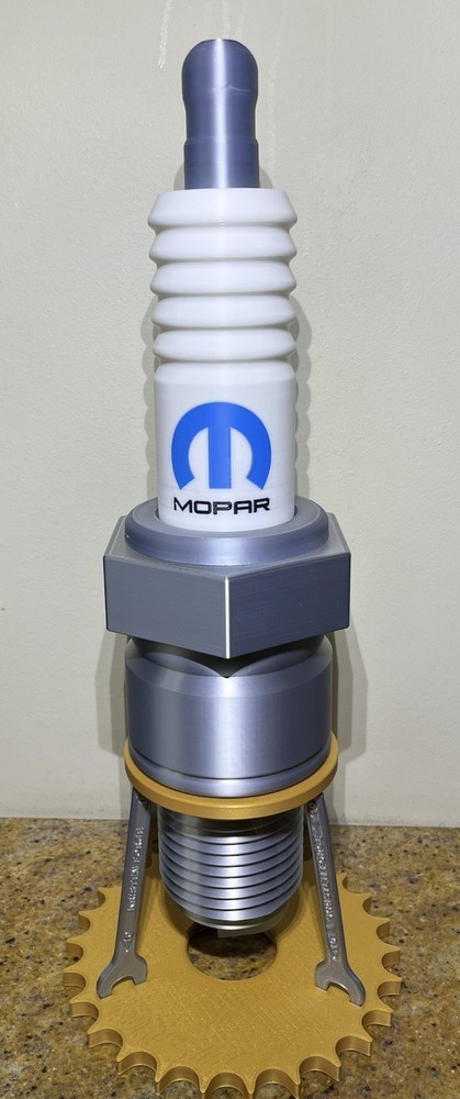 Mobar Branded Spark Plug Model Lamp