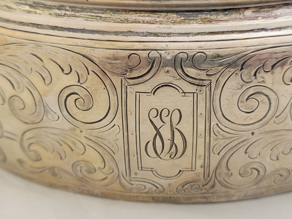 TIFFANY & CO. STERLING SILVER DISH / WINE COASTER