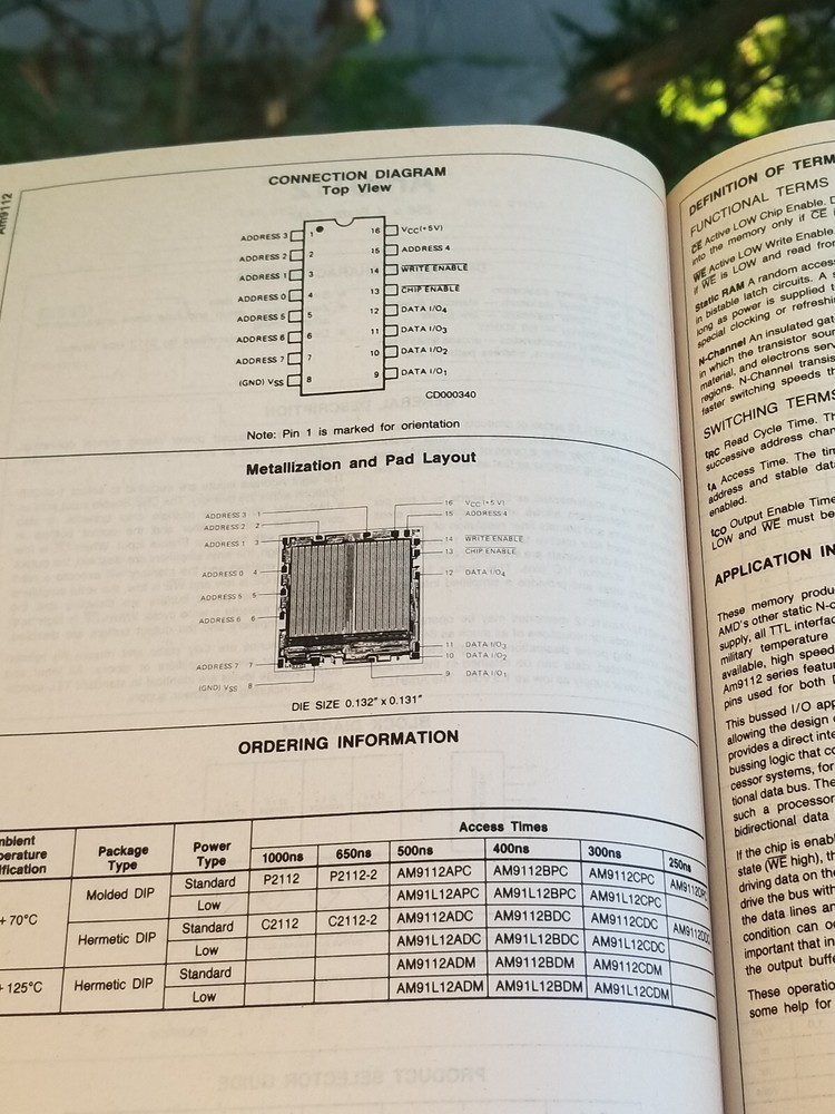 2 VINTAGE DATA BOOKS 1979 ELECTRIC ADVANCED MICRO DEVICES & 1984 BIPOLAR/MOS