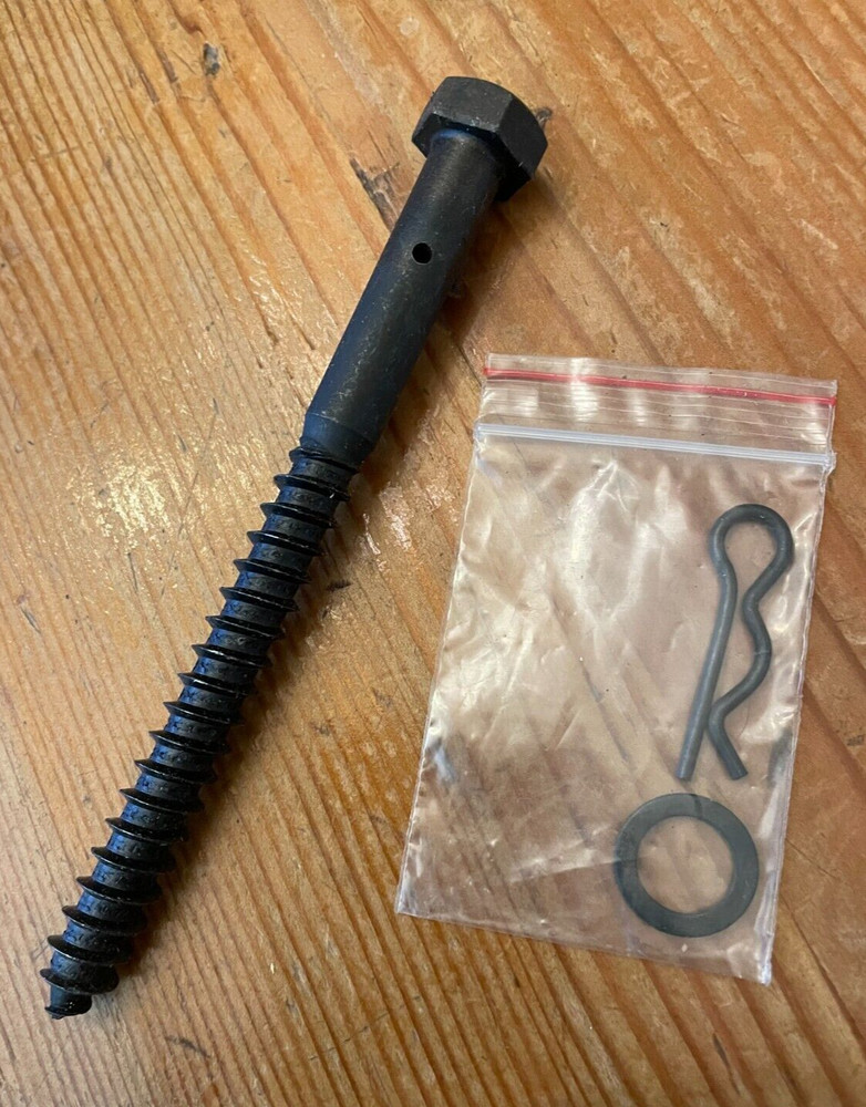 John Wright #088254 Replacement Bronze Shutter Dog Lag Bolt w/Cotter Pin