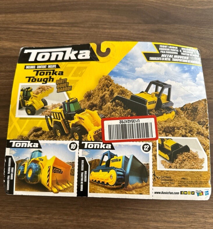 Tonka - Metal Movers Combo Pack - Front Loader and Bull Dozer