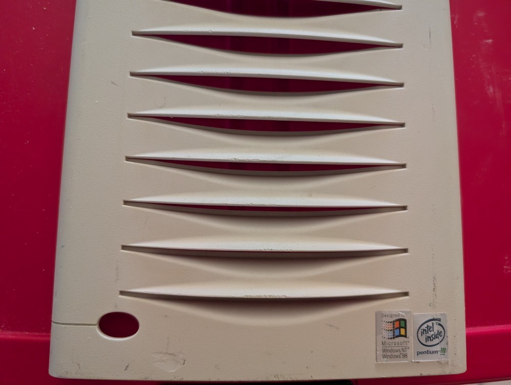 Vintage Dell Precision 210 Pentium II Computer tower faceplate