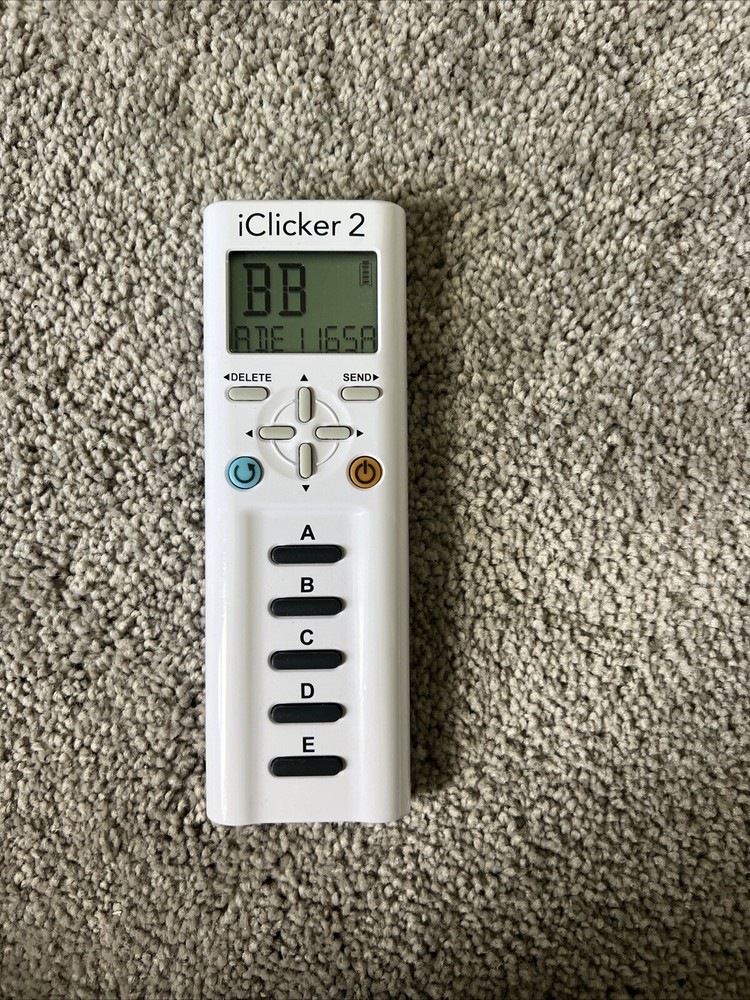 iClicker 2 Student Classroom Response System Remote Control Tested & Works