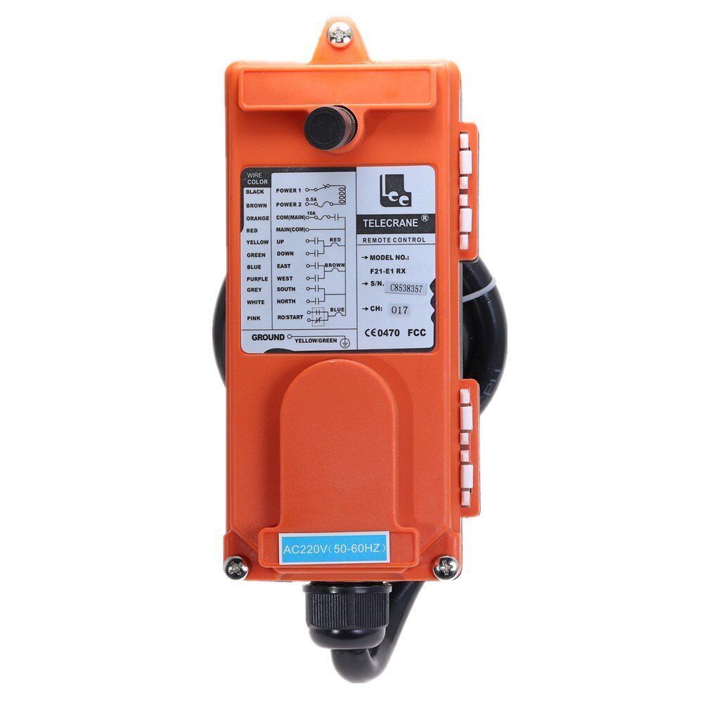 F21-4S Industrial Wireless Crane Remote Control 4key Transmitter*2 Receiver*1
