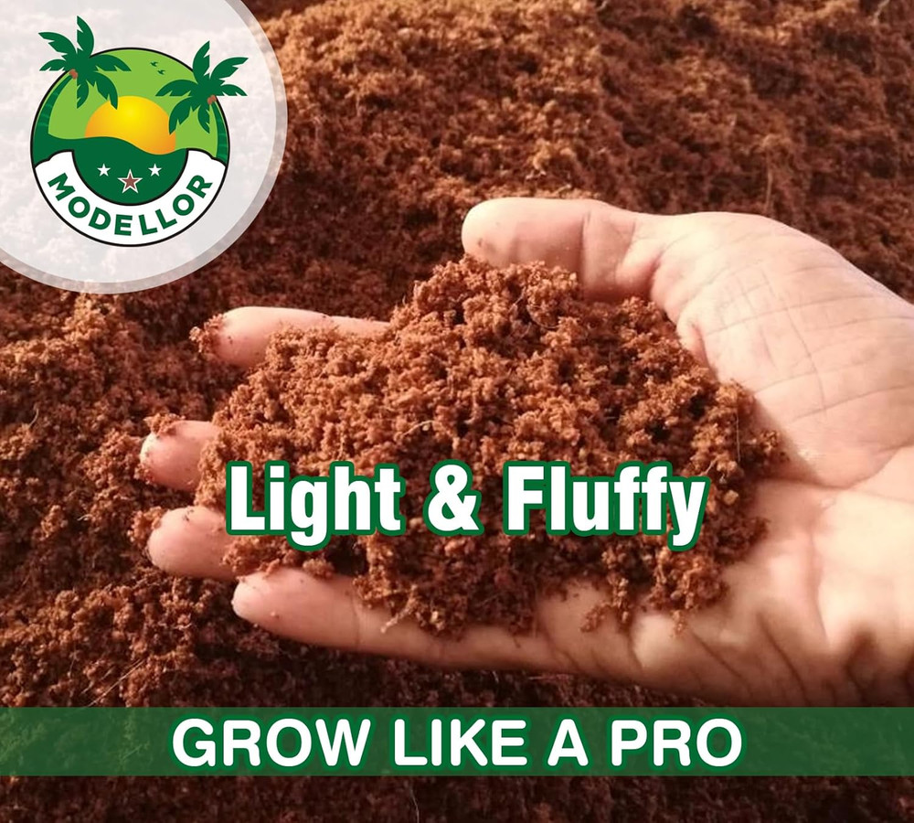 4 Bricks (5 Lb) Premium Super Washed Coco Coir, Yields 9 Gallons, Seed Starter,