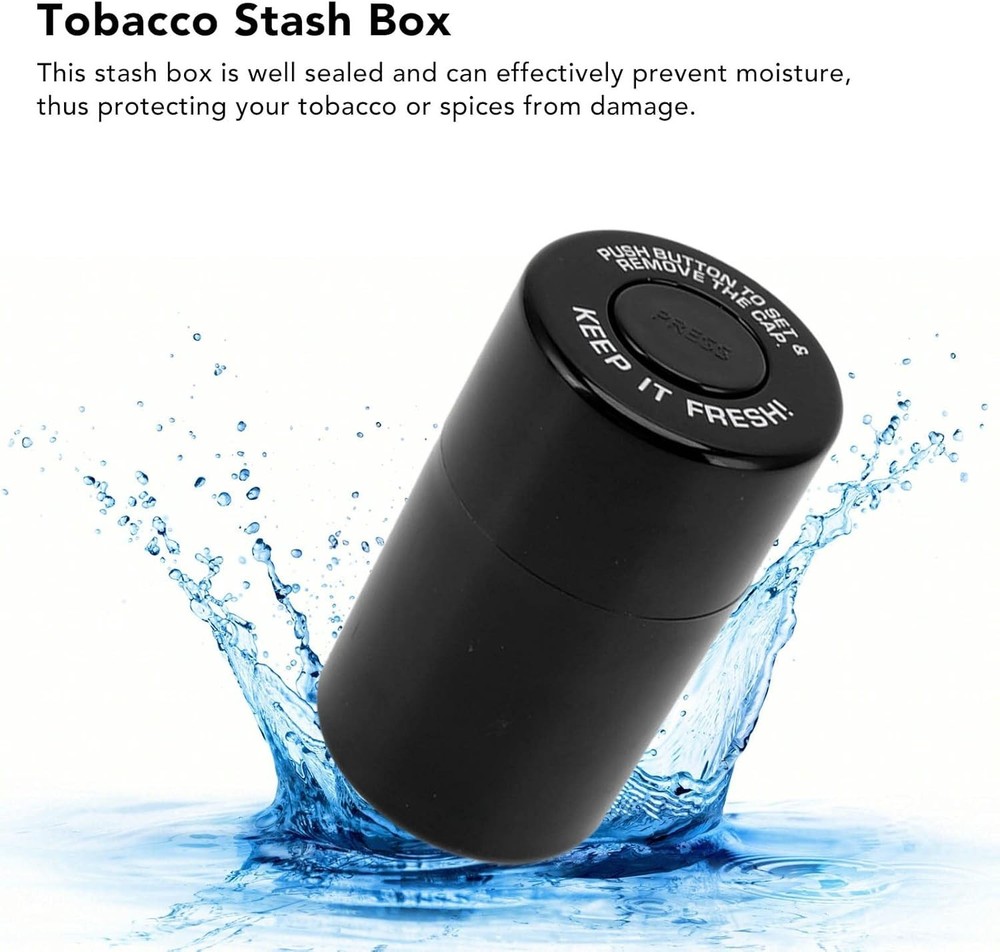 Tobacco container, grinder accessories (3 pc set) - BLUE
