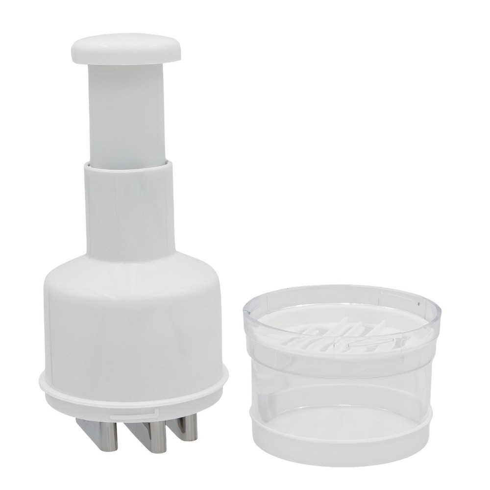 Smart Home Manual Fruit and Vegetable Chopper and Storage Container Set, 2 Pack