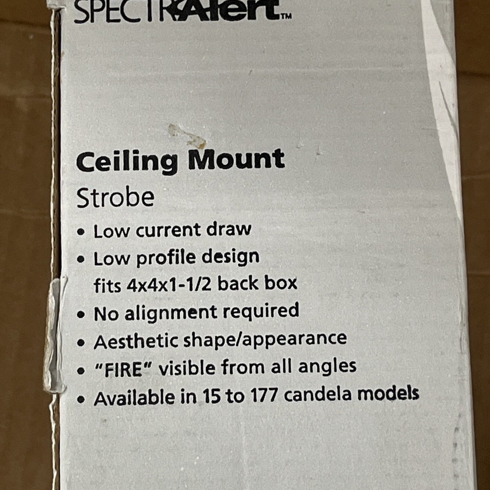 System Sensor SC2475 Ceiling Mount Strobe NOS
