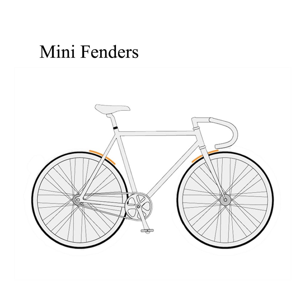Custom Bamboo Bicycle Mini Fenders