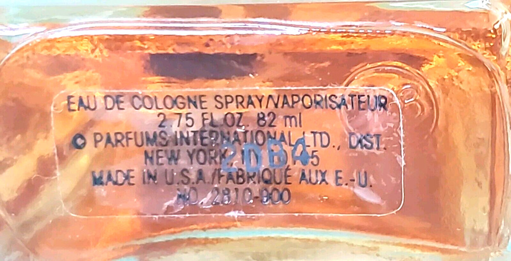 VTG WHITE SHOULDER EAU DE COLOGNE - 2.75 FL. OZ. SPRAY