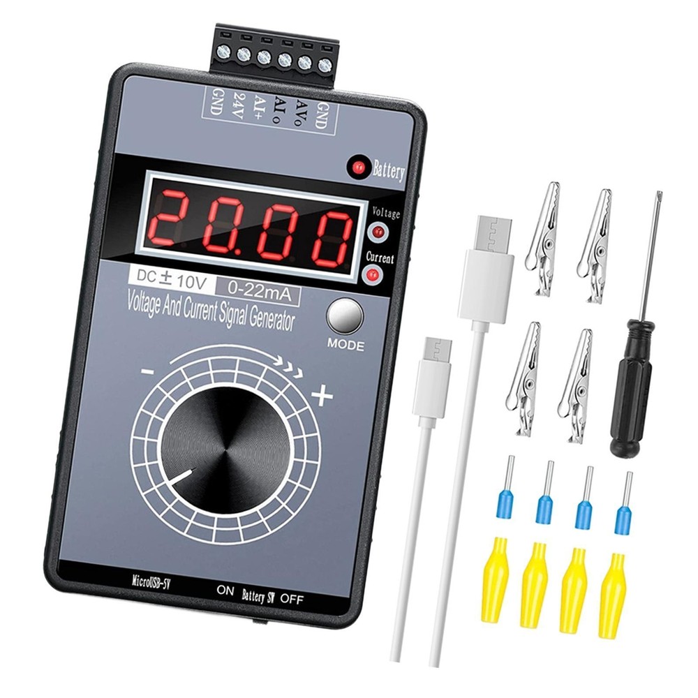 Signal Generator Multifunctional Adjustable Portable Debugging 0-20MA 4-20MA