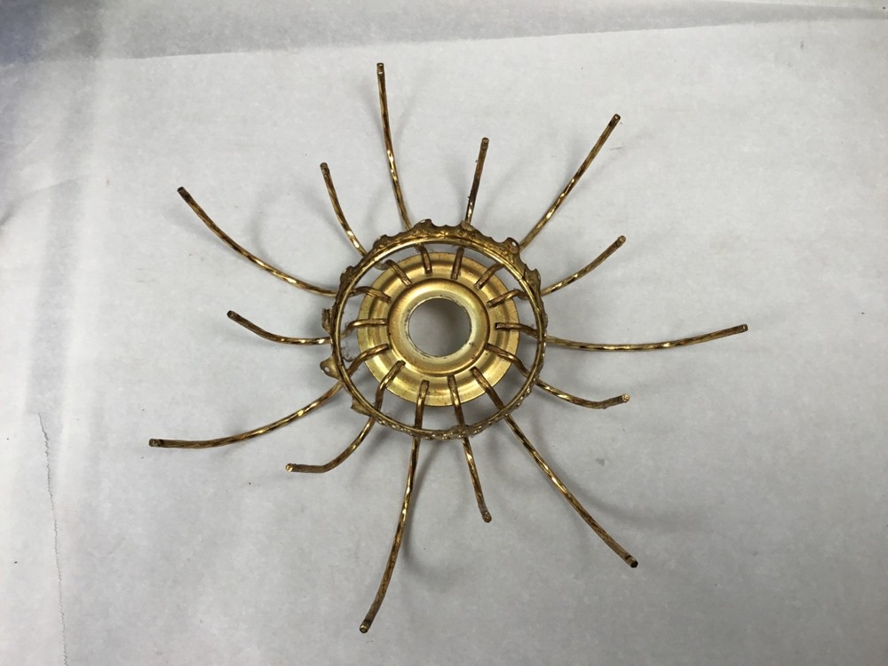 Brass spider Chandolier crystal holder