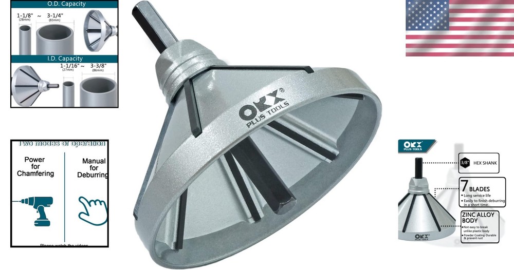 ORXPLUS Tubing Chamfer Tool with Wide Application