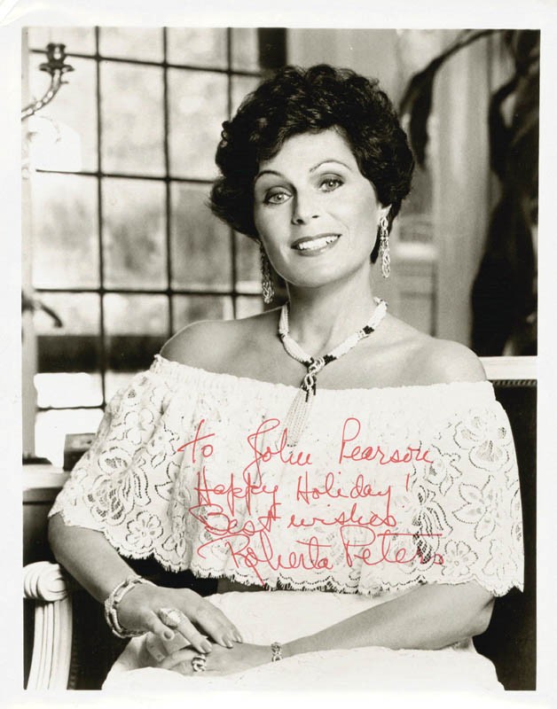 ROBERTA PETERS - INSCRIBED PHOTOGRAPH SIGNED