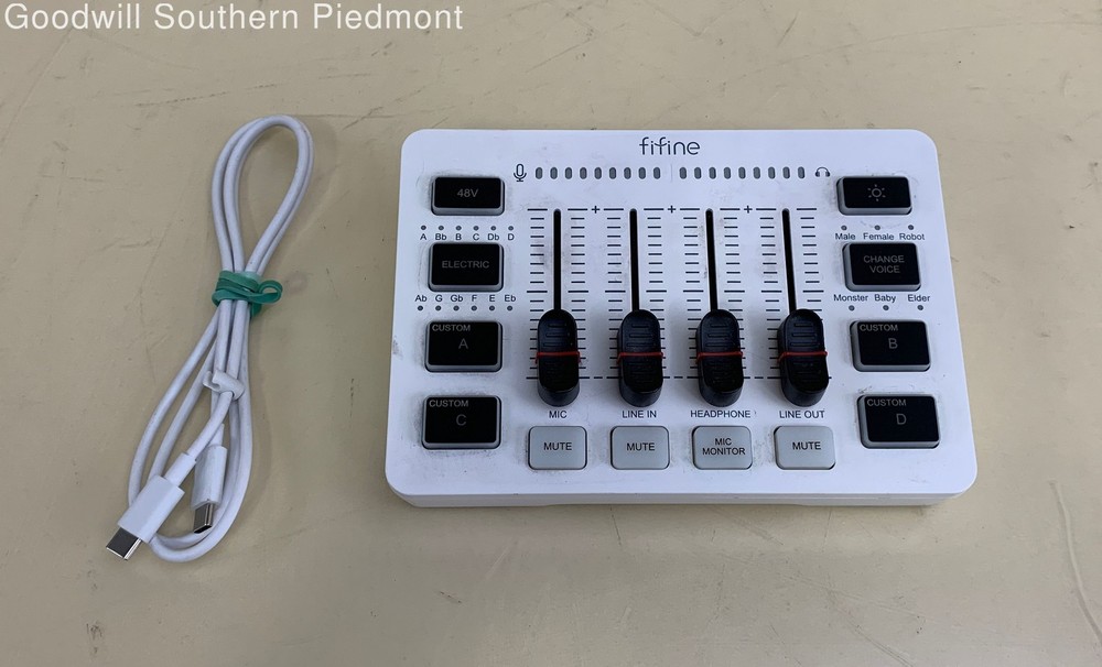 FIFINE Audio Mixer - White - Tested