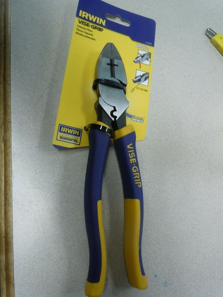 Irwin 1773614 9.5 in. Lineman's Pliers