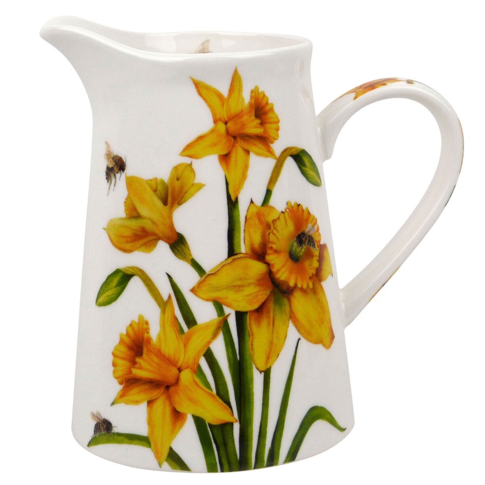 The Leonardo Collection China Jug With Daffodils Bees 500ML